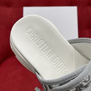 Dior-WANDER SLIDE Deep Gray Dior Oblique Technical Fabric - 3