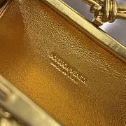 BOTTEGA VENETA Minaudiere Knot Bag Gold Size 19x11.5x5  cm - 5