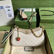 Gucci Ophidia GG Small Handbag Beige Size 25 x 15.5 x 6 cm - 1