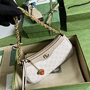 Gucci Ophidia GG Small Handbag Beige Size 25 x 15.5 x 6 cm - 5