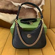 Gucci Black Aphrodite small shoulder bag Size 25x19x7 cm - 1