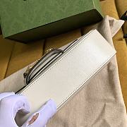 Gucci Horsebit 1955 mini bag White Size 20.5x14.5x5 cm - 5