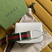 Gucci Horsebit 1955 mini bag White Size 20.5x14.5x5 cm - 2