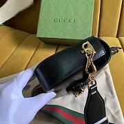Gucci Horsebit 1955 mini White Bag Size 20.5x14.5x5 cm - 3