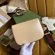 Gucci Horsebit 1955 mini Beige Bag Size 20.5x14.5x5 cm - 2