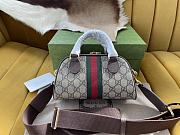 Gucci Supreme multicolor ophidia handle bag beige Size 21x12x10 cm - 6