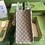 Gucci Exquisite Small Tote Bag 'Beige/Ebony Supreme' Size 31x26.5x14 cm - 3