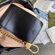 Gucci Black Mini GG Marmont Bucket Bag Size 19×17×10.5 cm - 5