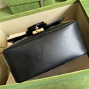 GG Marmont Mini Shoulder Bag Black Size 18x13.5x8 cm - 5