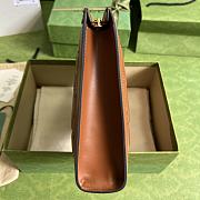 Gucci Matelassé pouch Light brown GG Matelassé leather Size 10x7.5x2 cm - 5
