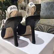 J'Adior slingback Pump Black Technical Fabric Heels 10 cm - 3