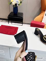 Valentino Garavani Black slide sandals - 3