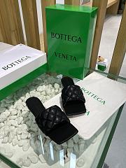 Bottega Veneta Padded Flat Sandal Black  - 2