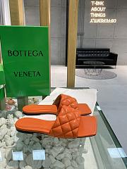 Bottega Veneta Padded Flat Sandal Orange - 1