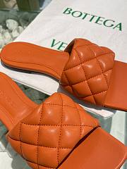 Bottega Veneta Padded Flat Sandal Orange - 6
