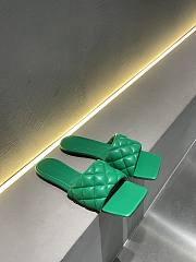 Bottega Veneta Padded Flat Sandal Green - 4