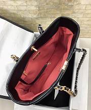 Chanel Horizontal Shopping Bag Black Size 24x41x10.5 cm - 5