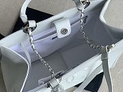 Chanel Shopping Travel Bag White Size 34x23x10 cm - 3