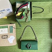 Gucci Dionysus Small Shoulder Bag Green Size 25x14x4 cm - 2