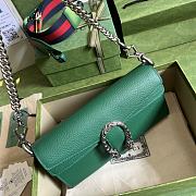 Gucci Dionysus Small Shoulder Bag Green Size 25x14x4 cm - 6