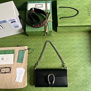 Gucci Dionysus Small Shoulder Bag Black Size 25x14x4 cm - 6