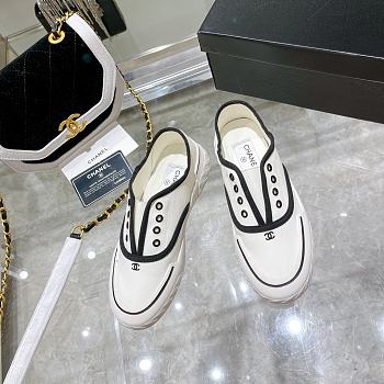 Chanel Small White Shoes