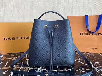 Louis Vuitton Monogram Empreinte Bag Blue Size 26x26x17.5 cm