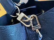 Louis Vuitton Monogram Empreinte Bag Blue Size 26x26x17.5 cm - 3