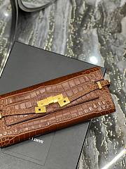 YSL Manhattan Clutch Brown Size 31x14x3 cm - 3