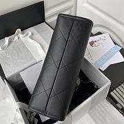 Chanel Calfskin Small Shopping Bag Black AS2752 Size 24×34×13 cm - 2