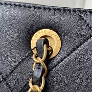 Chanel Calfskin Small Shopping Bag Black AS2752 Size 24×34×13 cm - 6