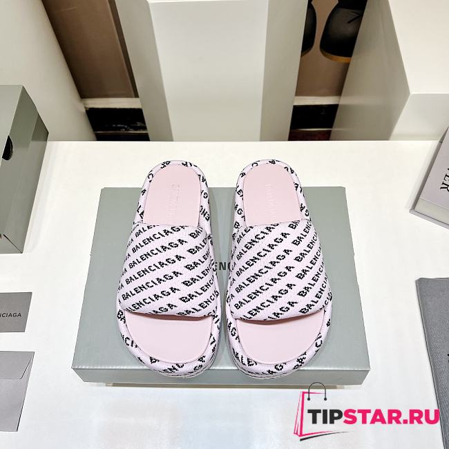 Balenciaga Pink Slippers - 1