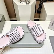 Balenciaga Pink Slippers - 3