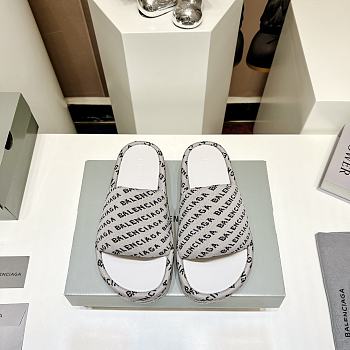 Balenciaga Gray Slippers