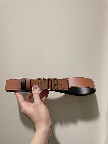 Dior Brown Belt Size 3 cm