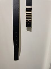 Dior Black Belt Size 3 cm - 4
