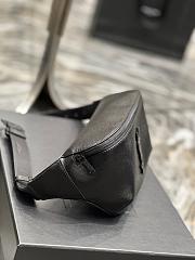 YSL Caviar Leather Chest Bag Black Size 25×14×3.5 cm - 4