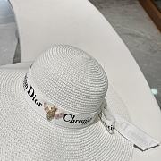Dior Straw Hat With Big Brim - 5
