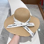 Dior Straw Hat With Big Brim - 2