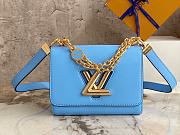 Louis Vuitton Twist Small Handbag M59405 Blue Size 19x15x9 cm - 1