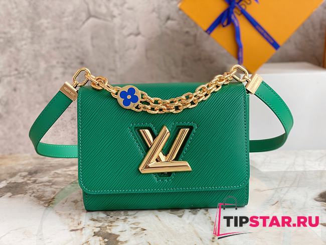 Louis Vuitton Twist PM Serpentine Green M21649 Size 19x15x9 cm - 1