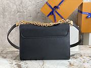 Louis Vuitton Twist Medium Handbag M21606 Black Size 23×17×9.5 cm - 4