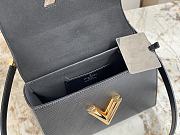 Louis Vuitton Twist Medium Handbag M21606 Black Size 23×17×9.5 cm - 3