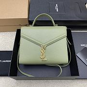 YSL Cassandra Handbag Avocado Green Size 24×20x11 cm - 1