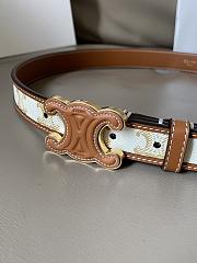 Celine Brown Belt Classic Style 2.5 cm - 5