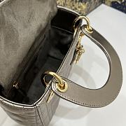 Dior Classic Lady Diana Bag Bronze Gold Size 17x7x15 cm - 5