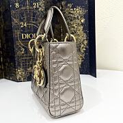 Dior Classic Lady Diana Bag Bronze Gold Size 17x7x15 cm - 4