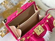 Louis Vuitton Valisette Tresor Handbag Pink Size 22.5x16x11 cm - 3