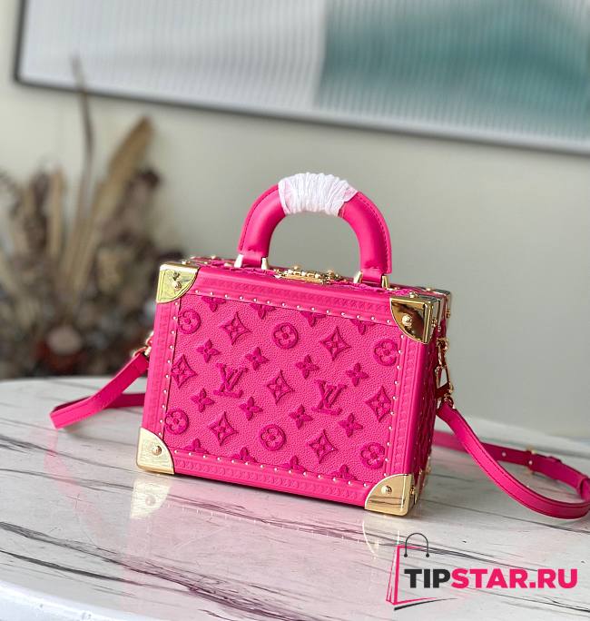 Louis Vuitton Valisette Tresor Handbag Pink Size 22.5x16x11 cm - 1