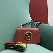 Gucci Blondie Bag Red 698643 Size 21x5x12 cm - 1